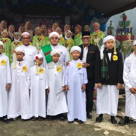 19 Santri TK-TPA Nurul Huda Desa Takuti Ikuti Khataman Al-Qur'an